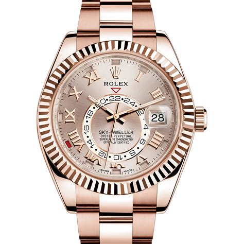 rolex sky dweller rose gold 2014|rolex sky dweller watch price.